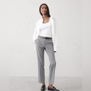 Banana Republic Factory Ryan Ankle stretch Twill Pants Gray Size 8 NWOT